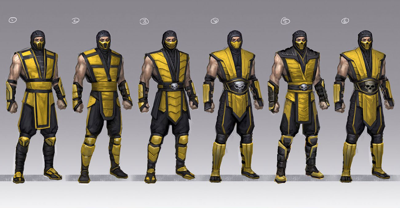 Mortal Kombat 11 Scorpion Shang Tsung Concept Art