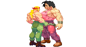 Hugo Andore (Final Fight / Street Fighter) GIF Animations.