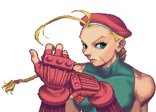 Cammy (Street Fighter) GIF Animations.
