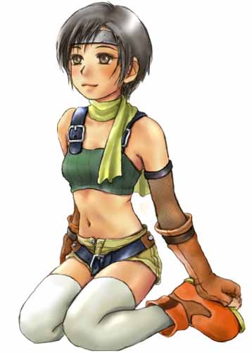 In Final Fantasy VII, Yuffie debuts as a self-proclaimed "Materia Hunt...