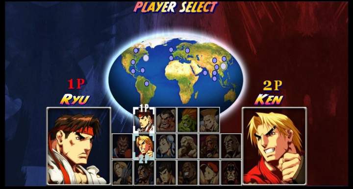Vega Street Fighter - Ryu Ken Chun Li Bison Guile Akuma