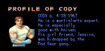 Cody, Final Fight Wiki