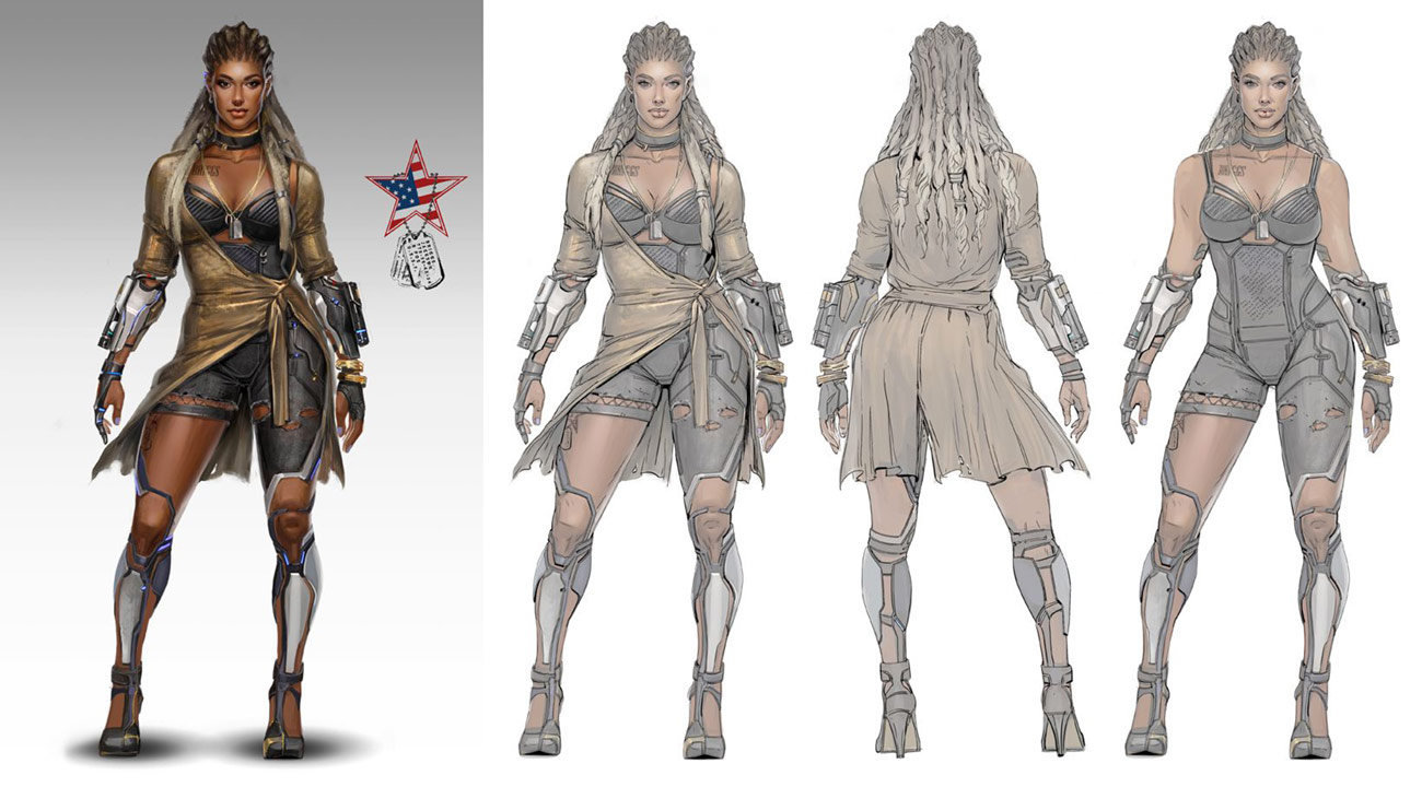 Mortal Kombat 11 Jacqui Jade Concept Art 4072