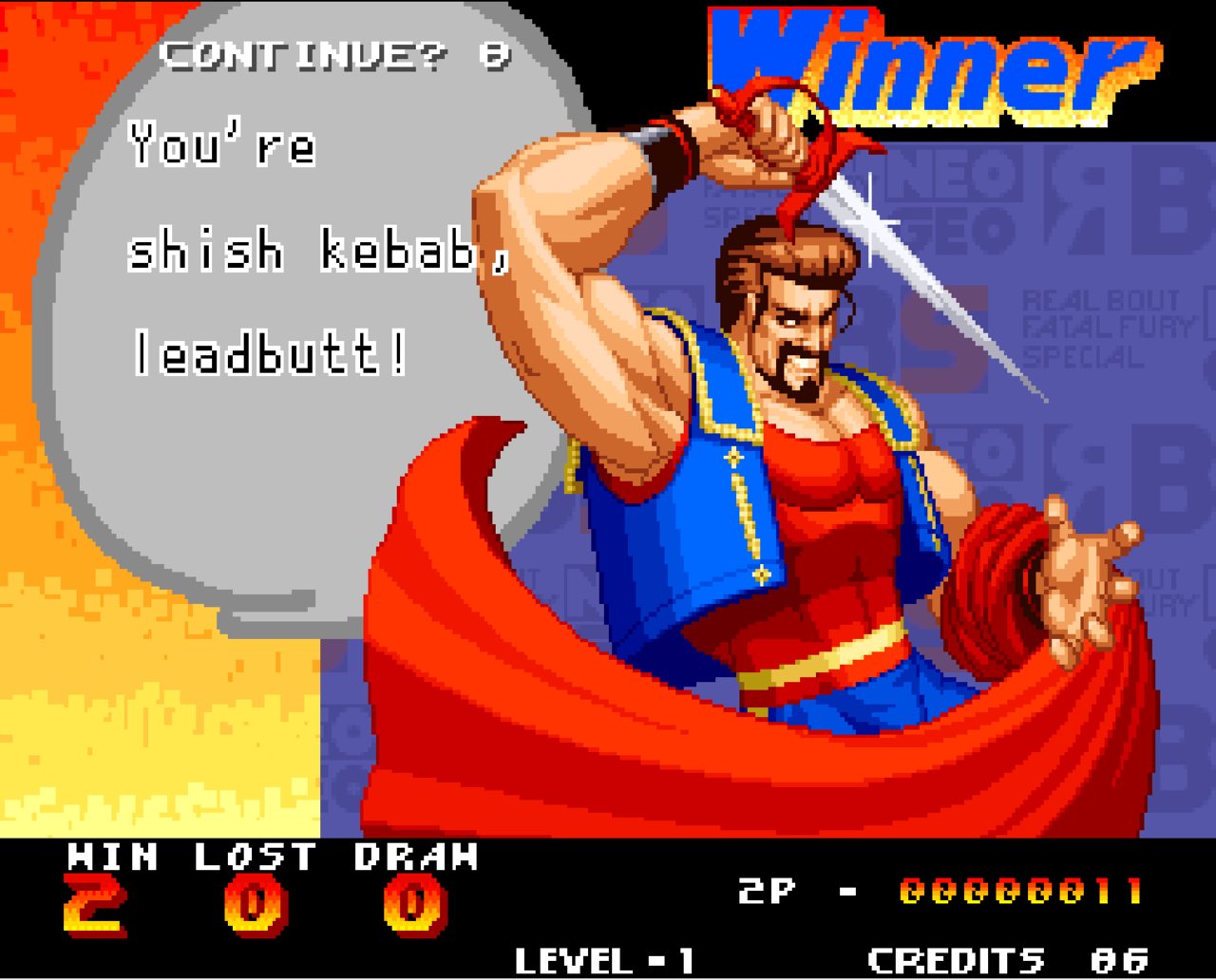 Real Bout Fatal Fury/Krauser — StrategyWiki