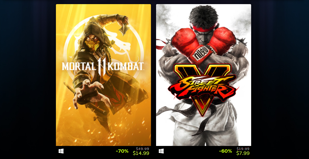 Select Fighting Games Free on Steam for EVO Weekend!