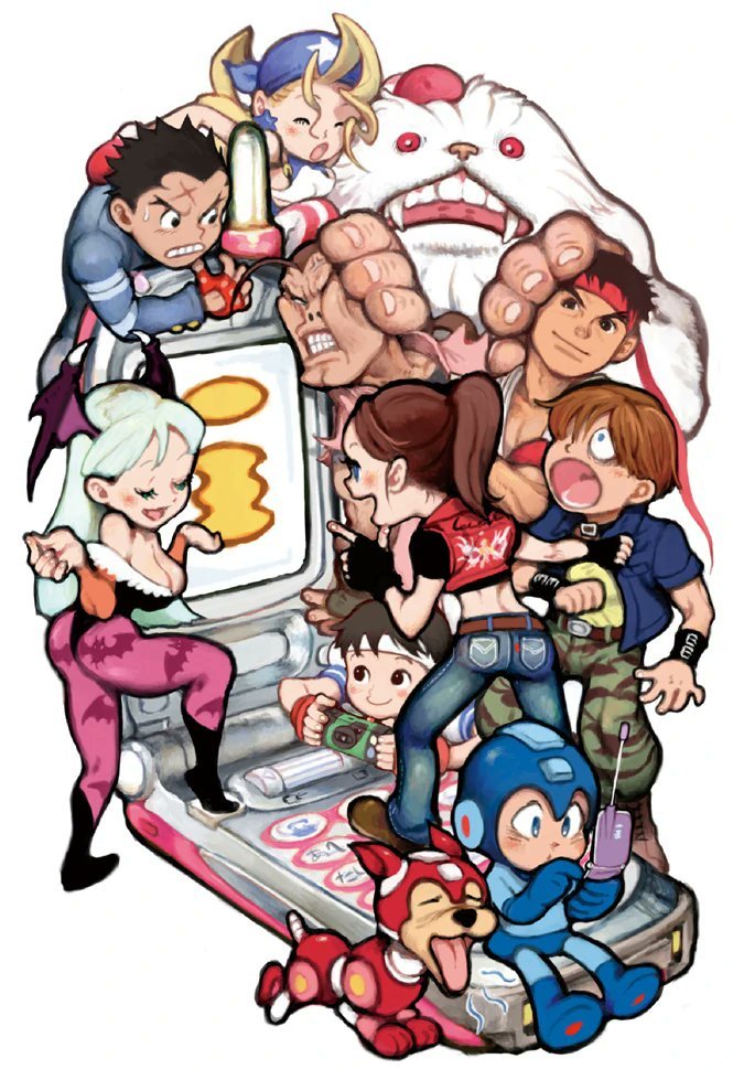 A Look Back at Capcom's Early Mobile Phone Games, Rare Kinu Nishimura  Promotional Artwork