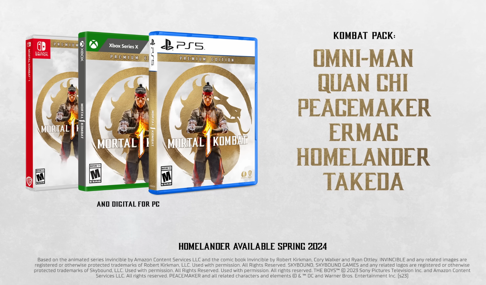 Mortal Kombat 1 Kombat Pack: Homelander Is Here 