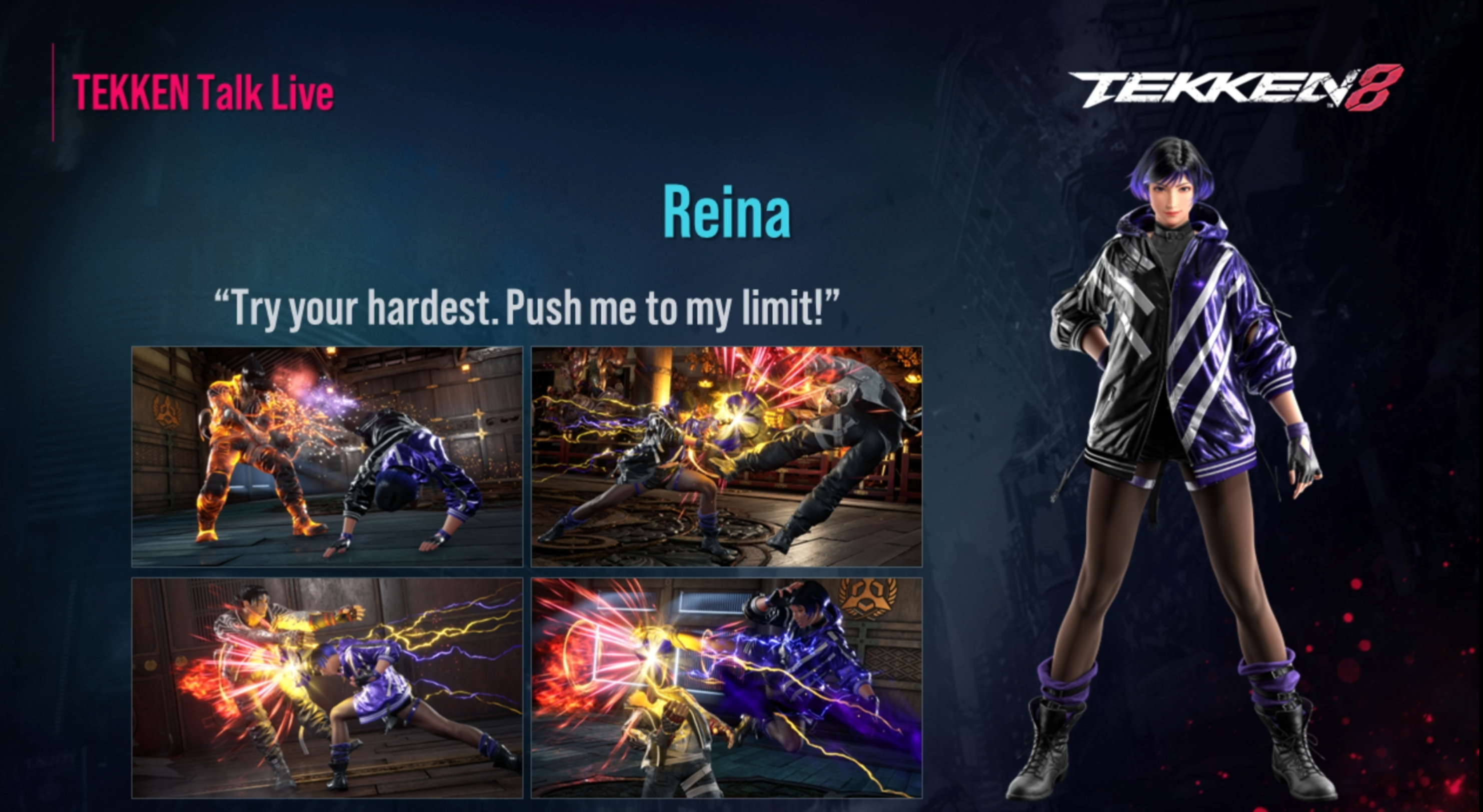 Tekken 8 - Reina Reveal & Gameplay Trailer