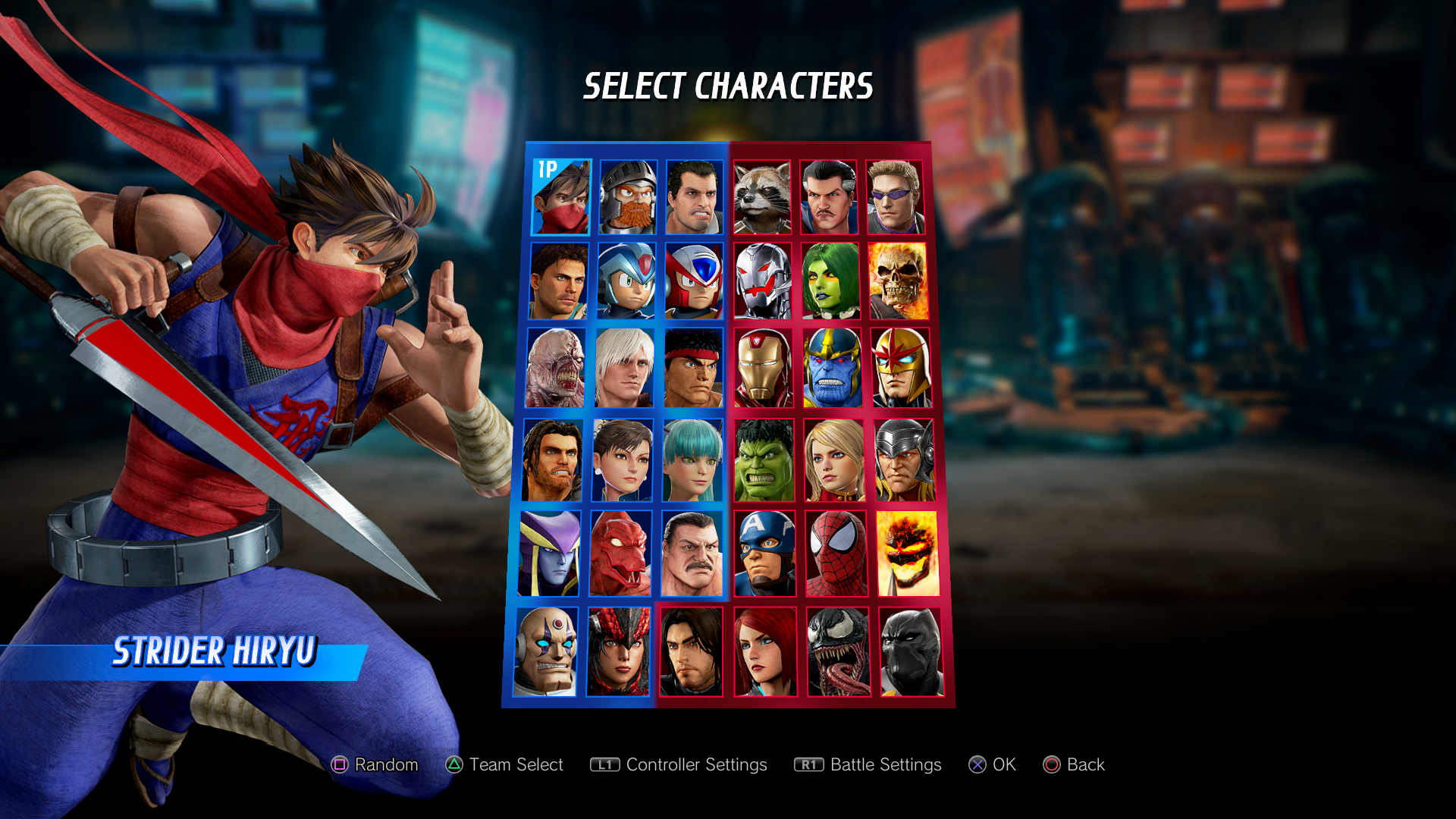 super smash bros infinite characters select screen