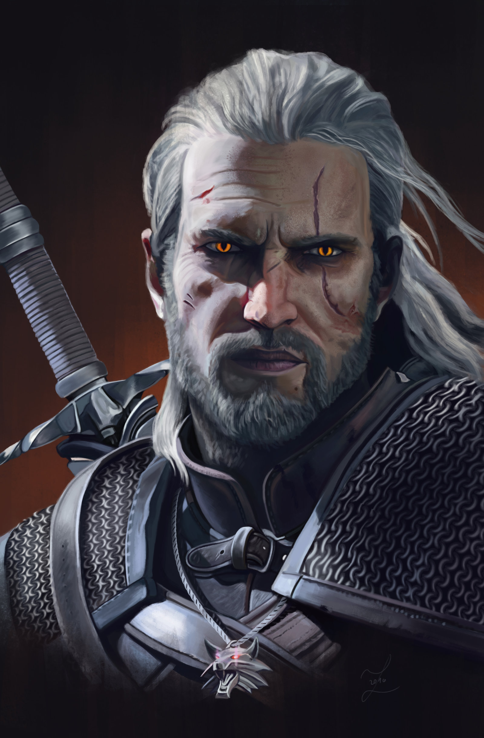 Geralt Of Rivia Fan Art