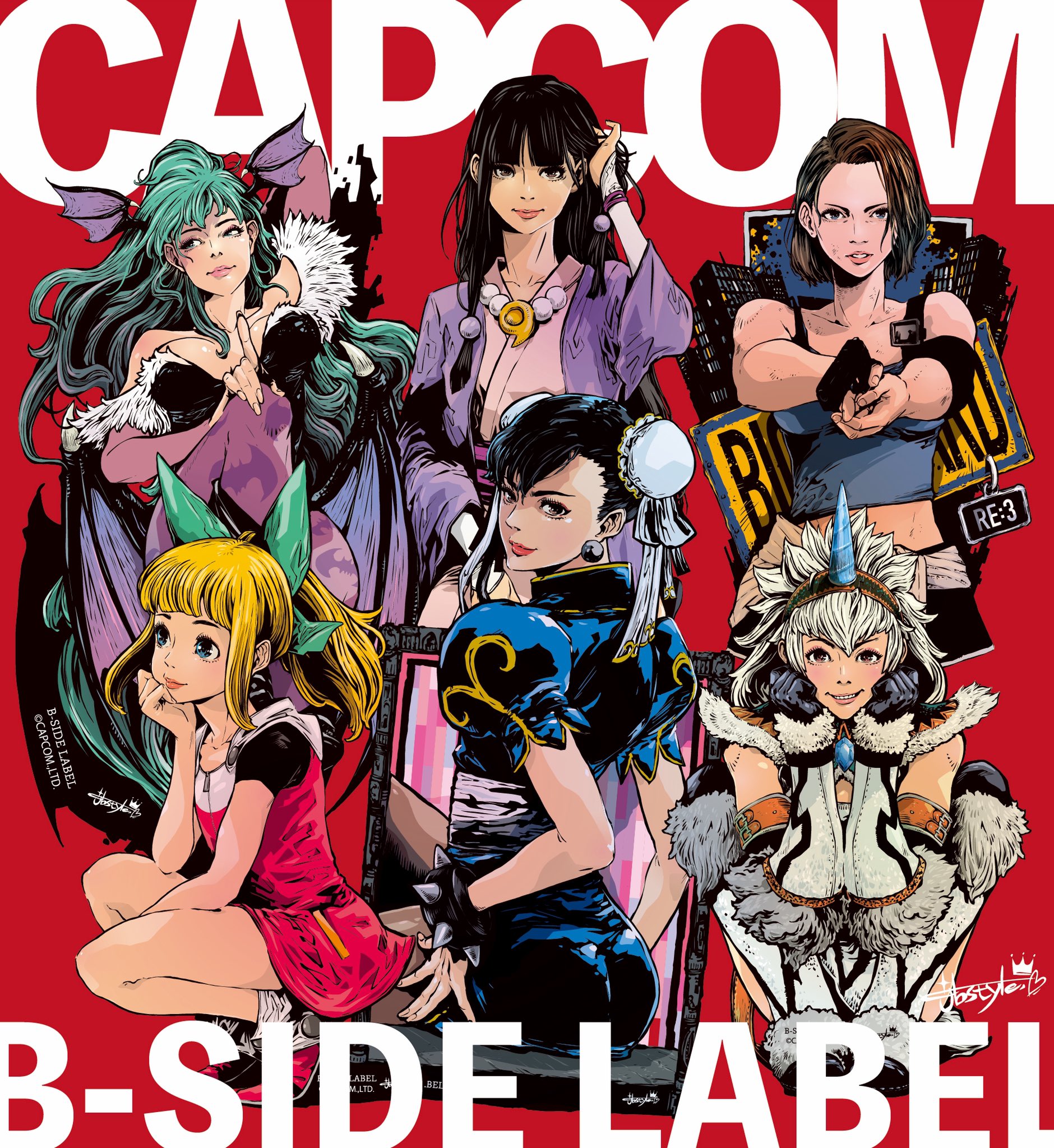 Jbstyle Draws Capcom Girls In New B Side Label Collab Tfg Fighting Game News