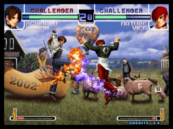 the king of fighters 2002 ps2