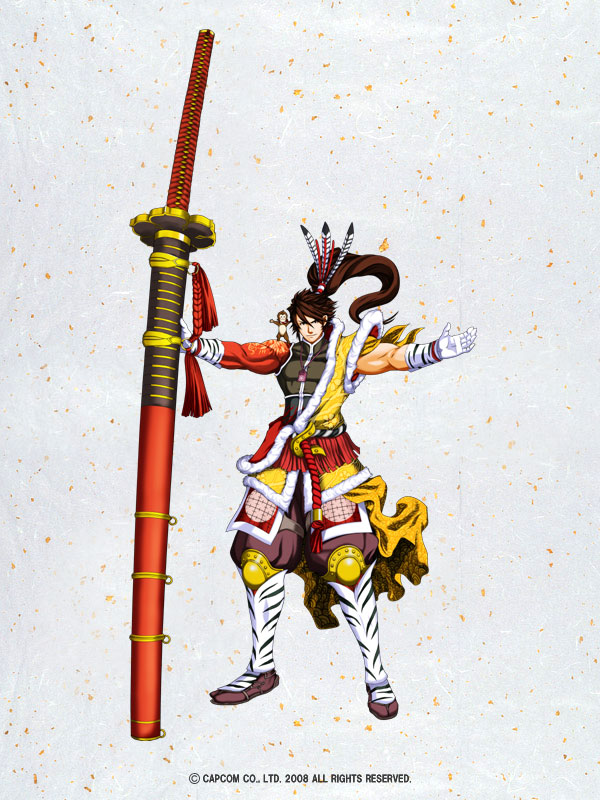 Sengoku Basara X Cross Ps2 Official Character Art