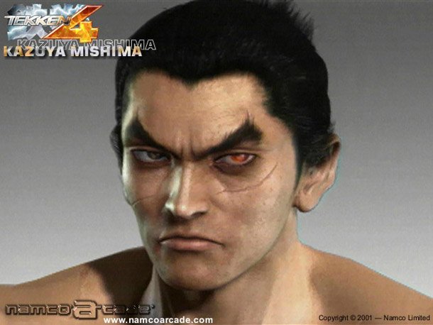 Bill Games - Kazuya Mishima é o antagonista secundário (ex