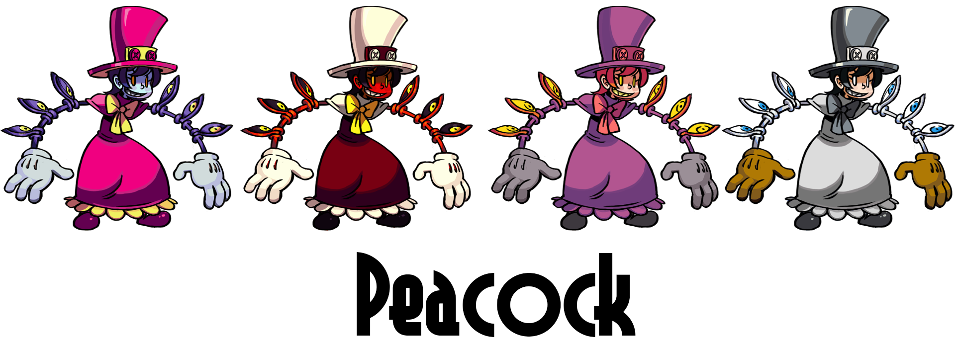 Peacock Palette Skullgirls