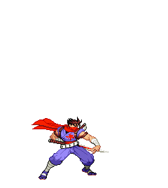 Strider Hiryu (Marvel Vs. Capcom) GIF Animations.