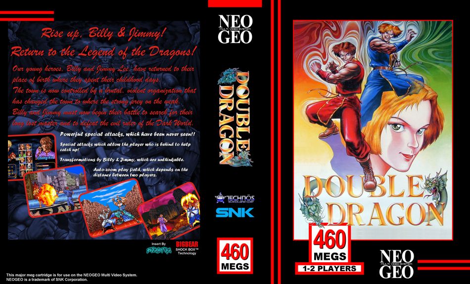 Double Dragon NeoGeo - Technos (Video Game, 1995) - USA