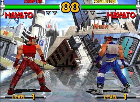 Hayato also has those colors in MVC2! 
