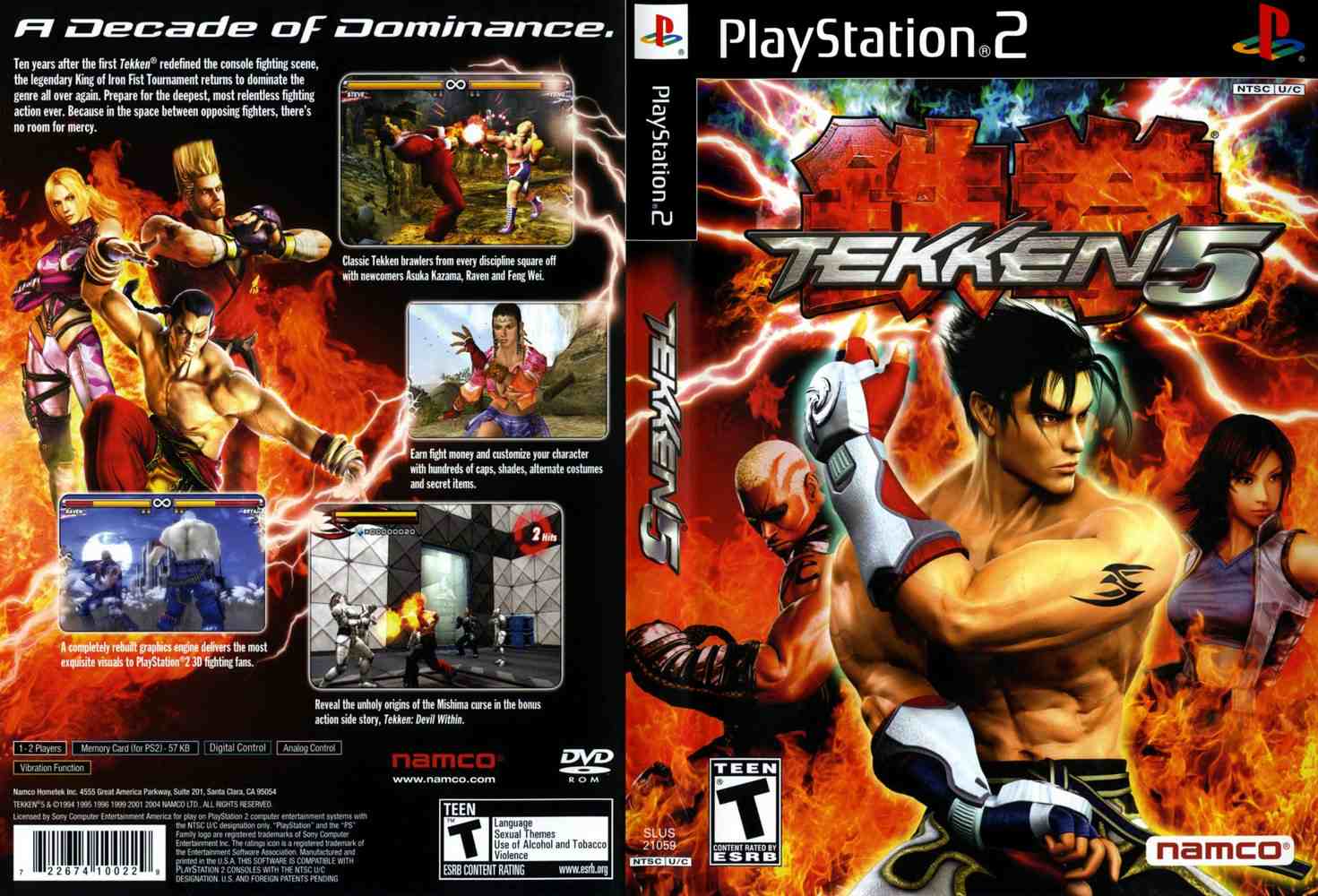 Ps2 tekken 5 как открыть всех персонажей